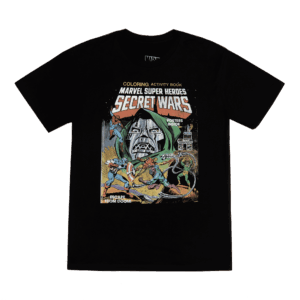 Doctor Doom From Secret Wars Black Tee