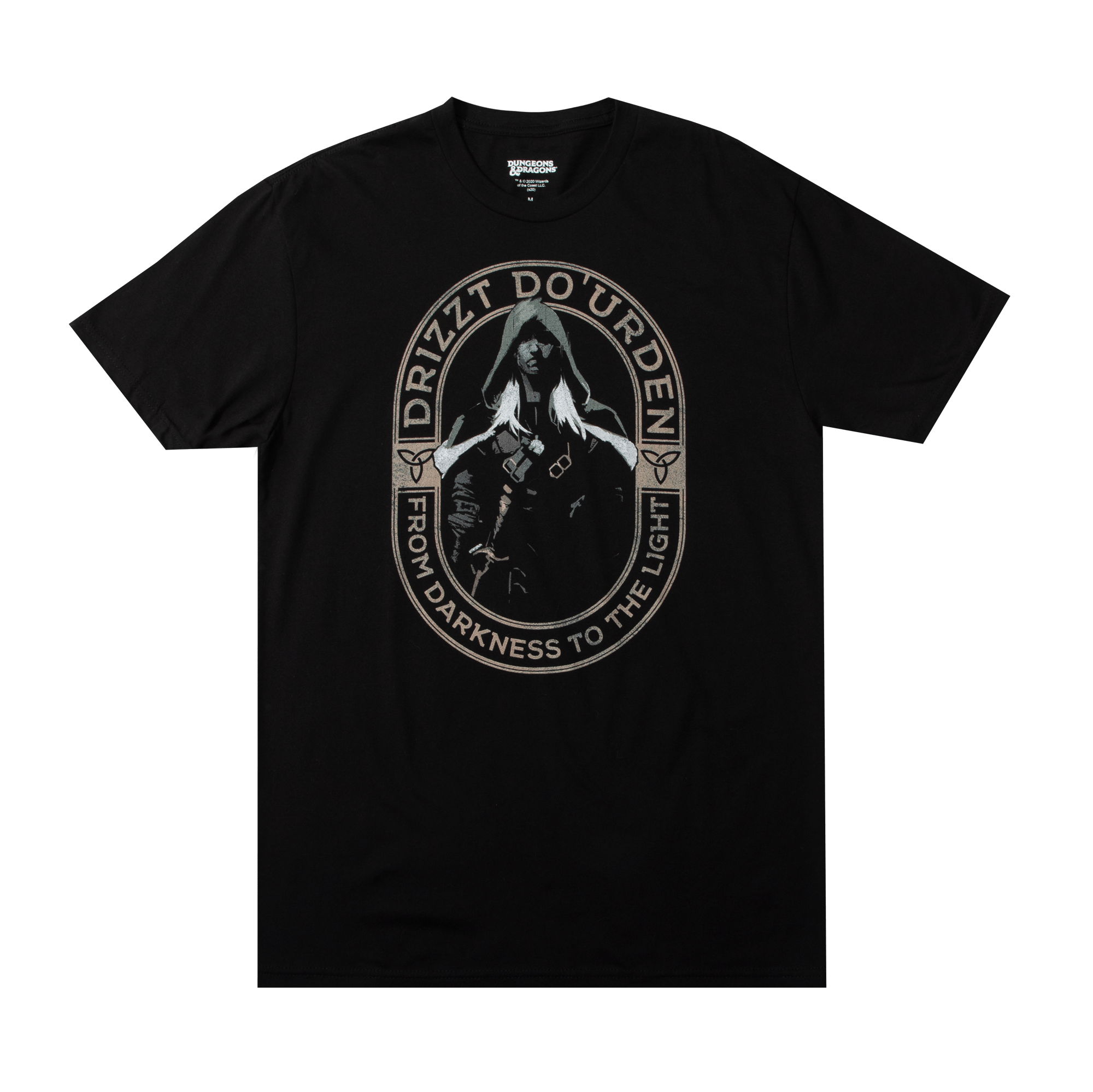 Drizzt From Darkness Black Tee