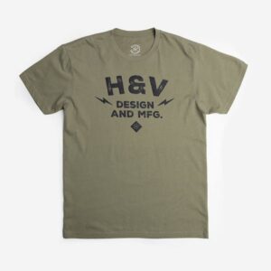 H&V Manufacturing Olive Tee