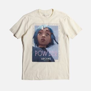 League Of Legends Powder Graffiti Natural Tee