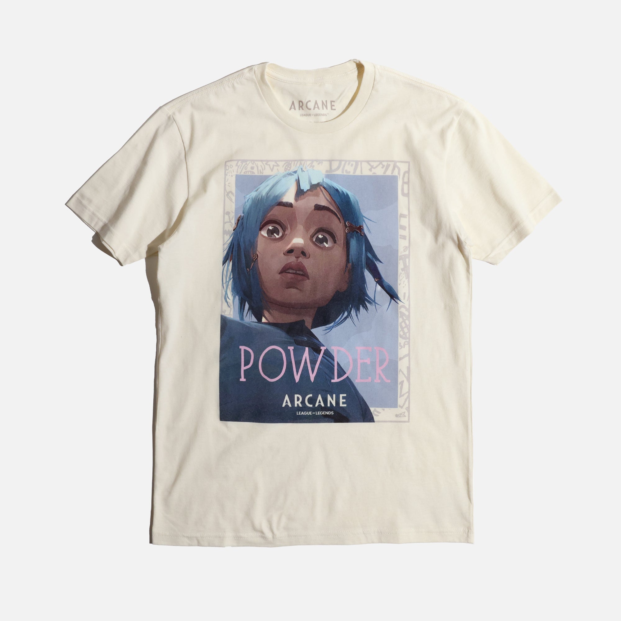 League Of Legends Powder Graffiti Natural Tee