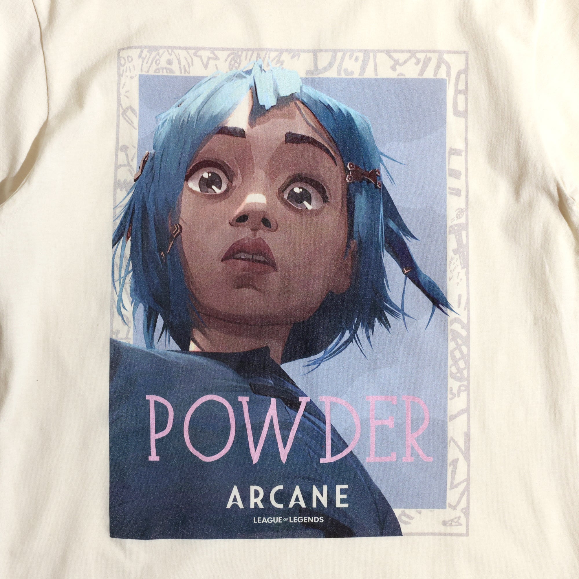 League Of Legends Powder Graffiti Natural Tee
