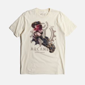 League Of Legends Violet Fat Hands Natural Tee