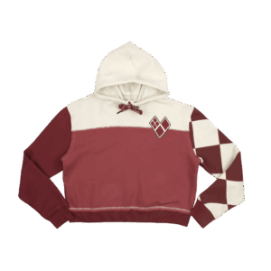 Mad Love Color Block Cropped Hoodie