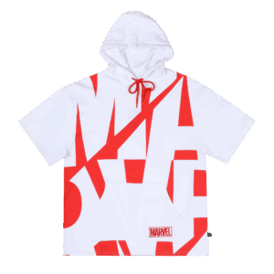Marvel Logo Short Sleeve Hoodie