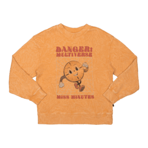 Miss Minutes Gold Crew Sweatshirt