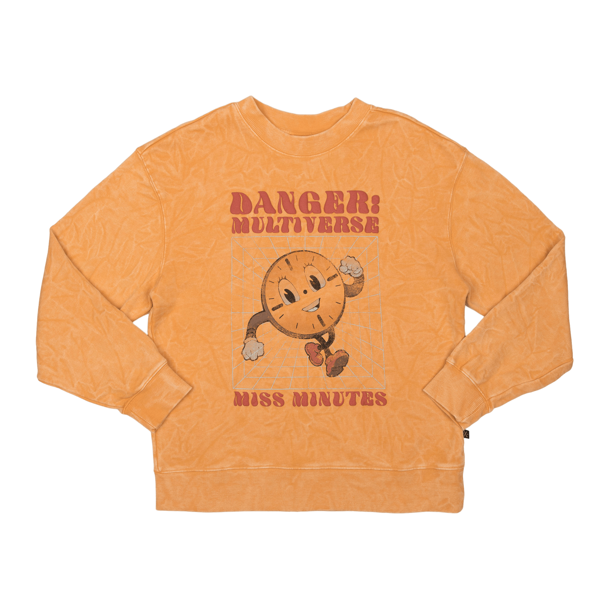 Miss Minutes Gold Crew Sweatshirt