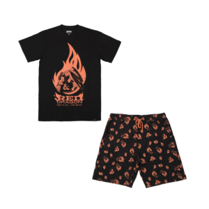 Red Dragon Black & Red Lounge Set