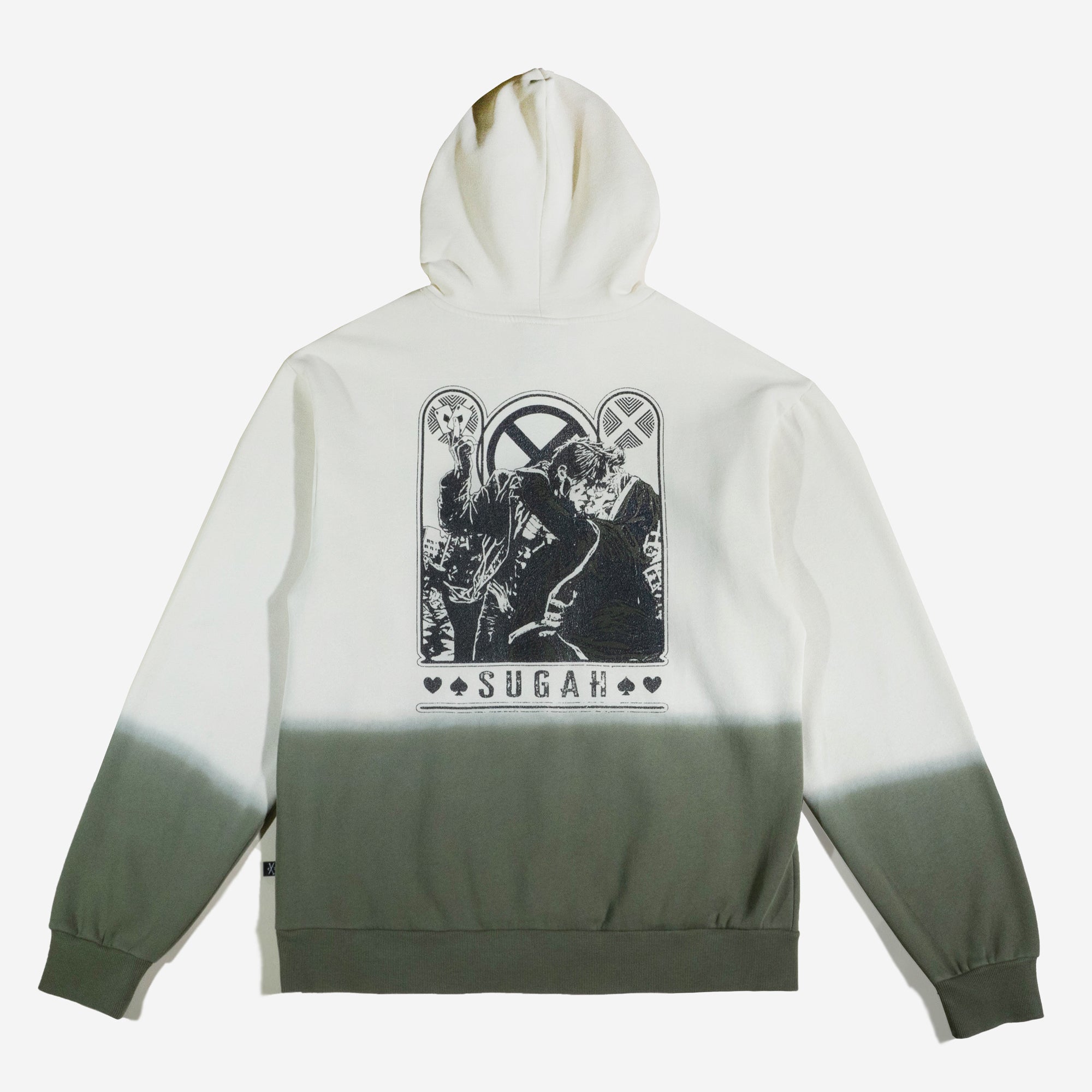Rogue & Gambit Sugah Green Dip Dye Hoodie