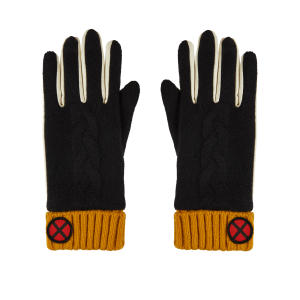 Storm Faux Leather & Knit Gloves