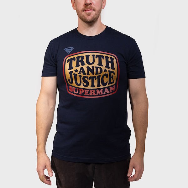 Superman Truth and Justice Retro Tee
