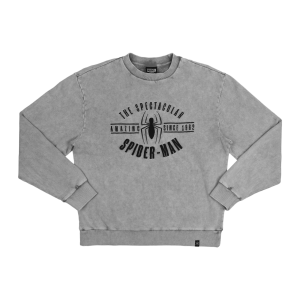 The Spectacular Spider-Man Gray Crew Sweatshirt