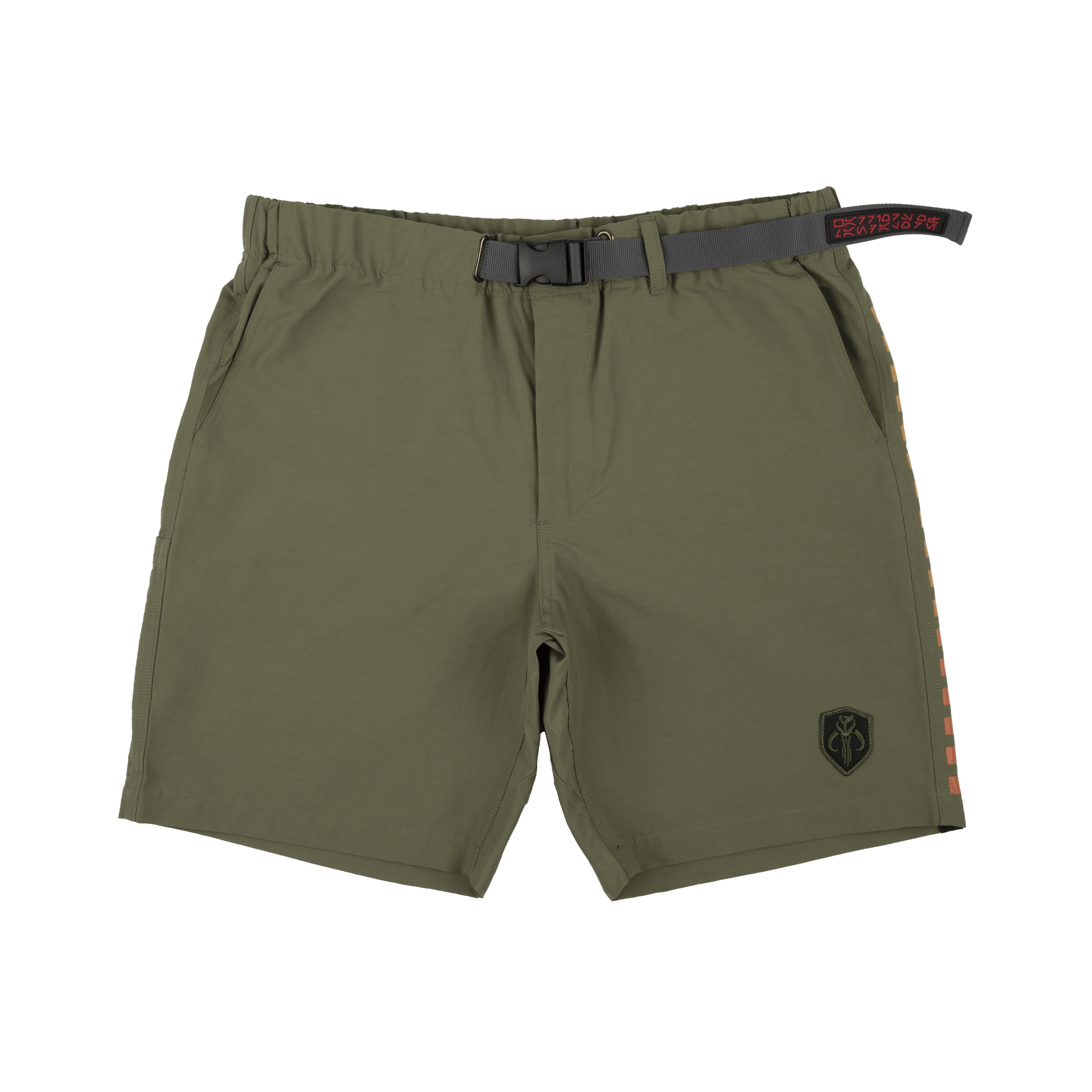 Warriors of Mandalore Olive Green Belted Cargo Shorts