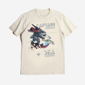 Aetherdrift Captain Howler, Sea Scourge Natural Tee
