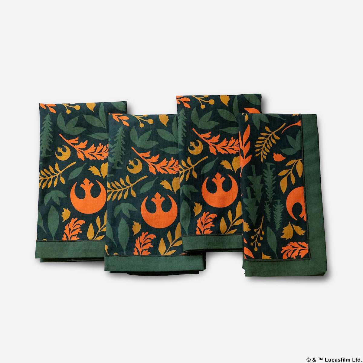 Endor Embroidered Cotton Napkin, Set of 4