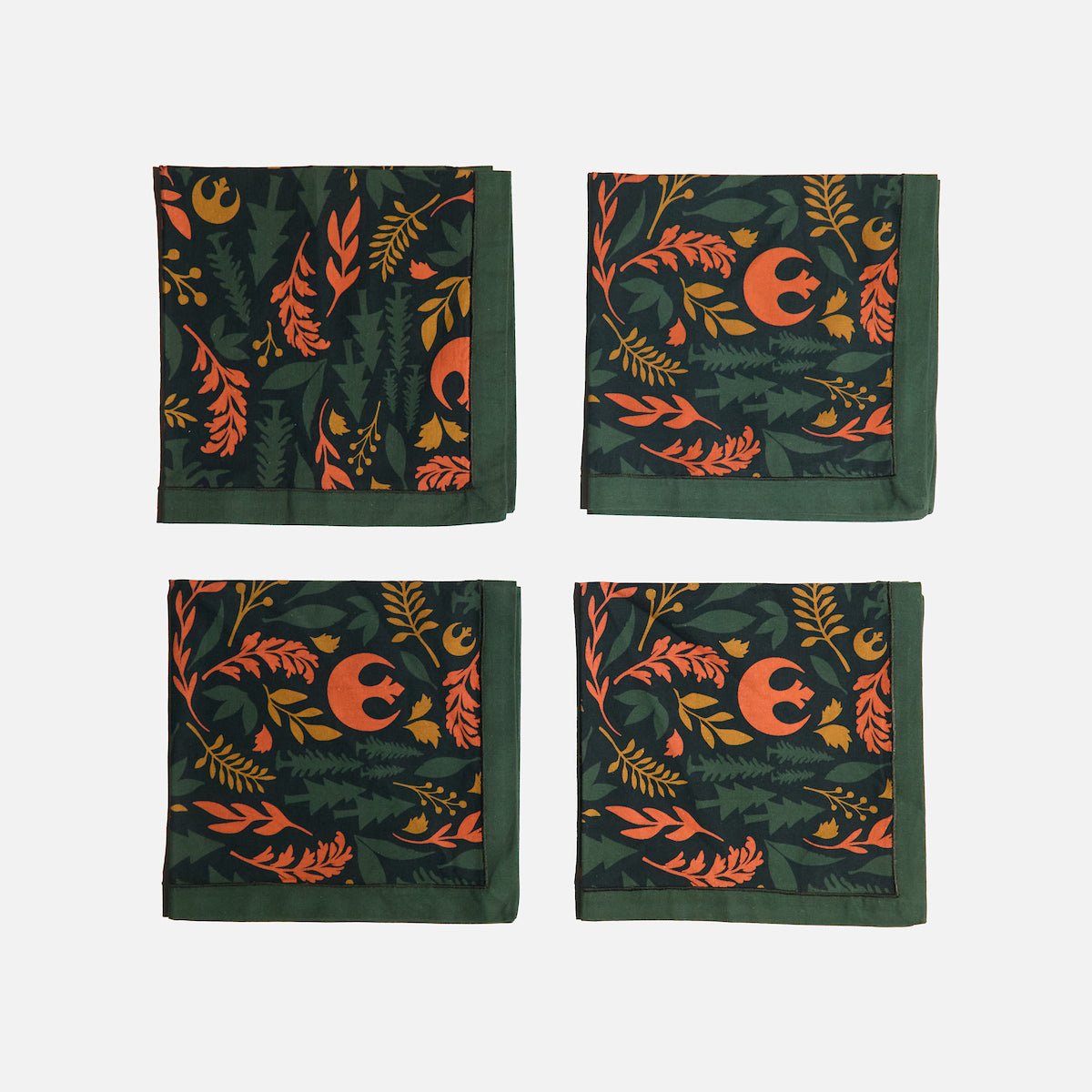 Endor Embroidered Cotton Napkin, Set of 4