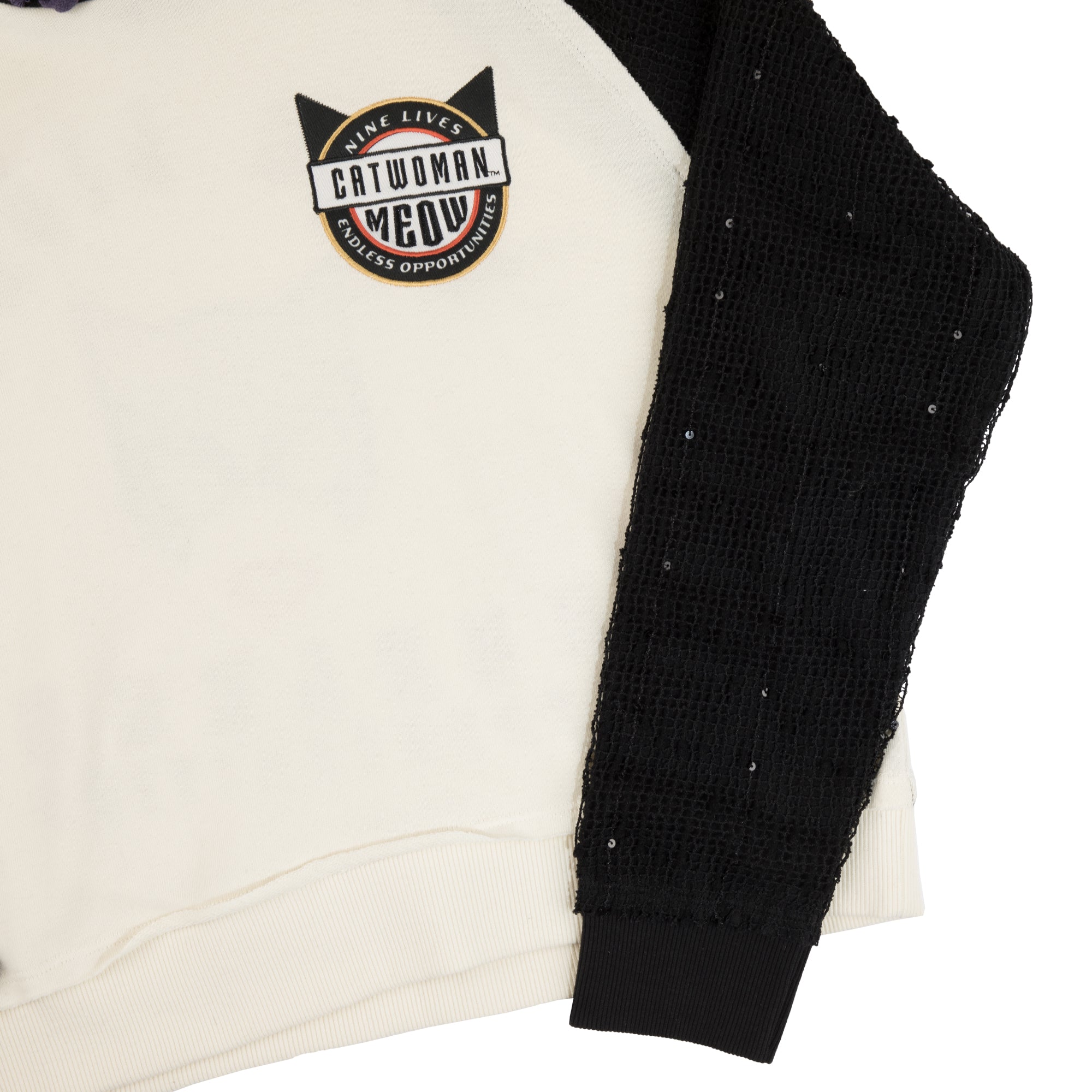 Catwoman Nine Lives Cropped Hoodie