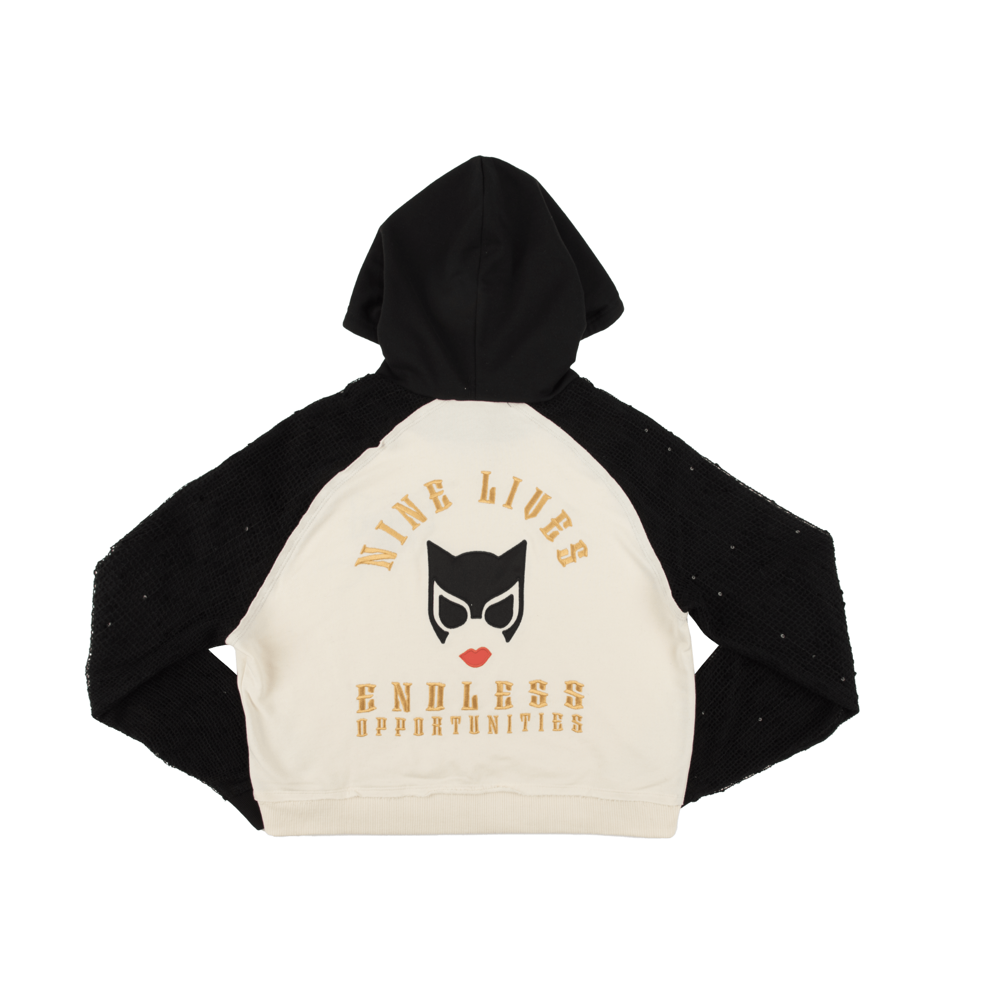 Catwoman Nine Lives Cropped Hoodie