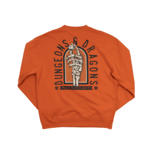 D&D Roll To Hit Classic Orange Sweatshirt