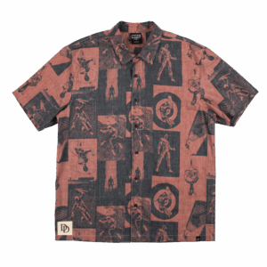Daredevil All Over Comic Print Button-Down Shirt