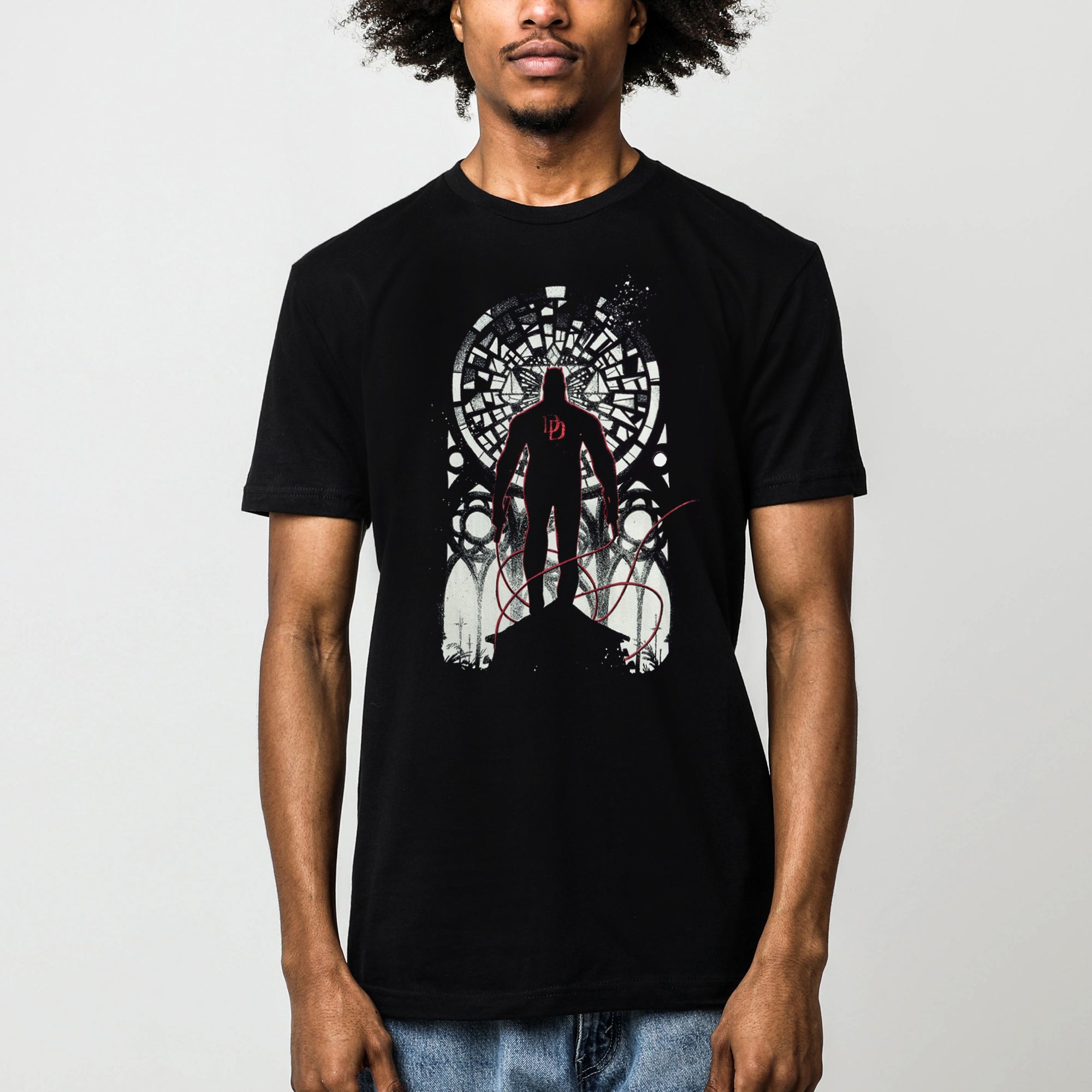 Daredevil Man Without Fear Black Tee