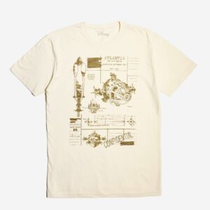 Disney's Atlantis Sub Pod Ship Notes Tee